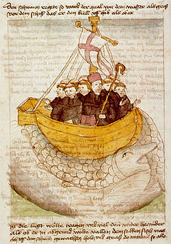 St. Brendan says Mass atop Jasconius