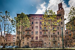 Casa della Vittoria (1918–1920) is an example of Turin's neo-gothic architecture.