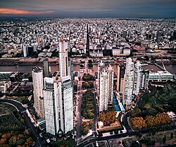 High-rise buildings in Puerto Madero