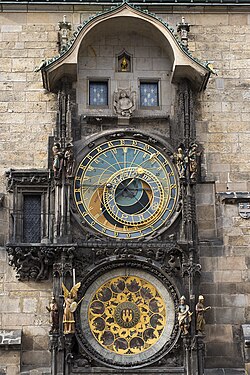 The Prague astronomical clock was first installed in 1410, making it the third-oldest astronomical clock in the world and the oldest one still working.