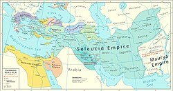 The Seleucid Empire at its greatest extent