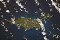 Satellite picture of Fernando de Noronha