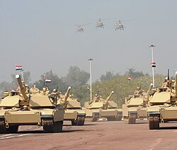 M1 Abrams tanks in Iraqi service, January 2011