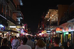 Looking northeast from Iberville Street in 2015