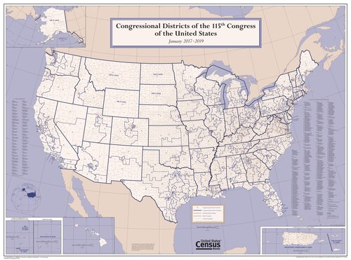 U.S. congressional districts for the 115th Congress, 2017–2019