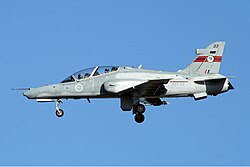 BAE Hawk on approach