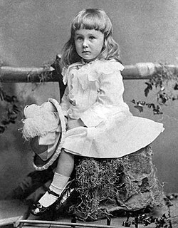 A young, unbreeched Roosevelt in 1884, aged 2