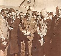 Spruille Braden, the new ambassador of the United States in Argentina, arrived in Buenos Aires on 19 May 1945. He was one of the main organizers of anti-Peronism.