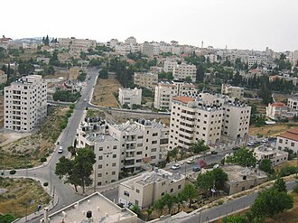 Residential neighbourhood of Ramallah
