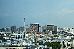Skyline of downtown Berlin.
