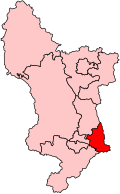 Boundaries of Erewash from 1983 to 2010