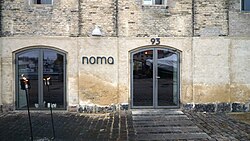 Noma (previous location shown) is an example of Copenhagen's renowned experimental restaurants, and has gained three Michelin stars.