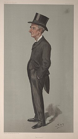 "All Souls". Caricature by Spy published in Vanity Fair in 1901.