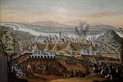 The Holy League took Ottoman-held Buda after a long siege in 1686.