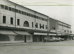 Entrance of the original Passenger Terminal Building used between 1952 and 1977