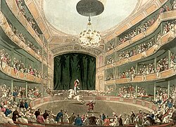 Astley's Amphitheatre in London, c. 1808