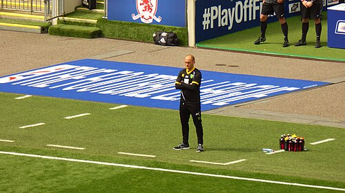 Neil at the 2015 Championship play-off final