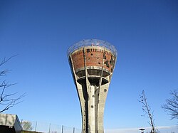 Vukovar water tower, a symbol of the suffering of the city and the Croatian War of Independence