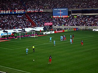 PSG/OM at the Parc des Princes in 2007.