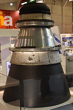 Nozzle of the Zefiro 23, Paris Air Show 2015