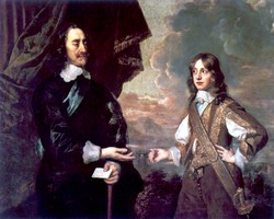 James with his father, Charles I, by Sir Peter Lely, 1647