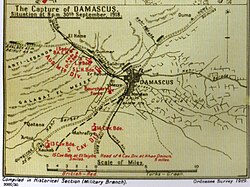Falls Sketch Map 39 detail Capture of Damascus