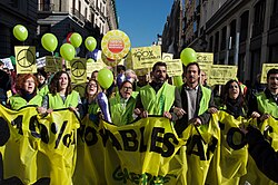 Greenpeace Climate March 2015 in Madrid