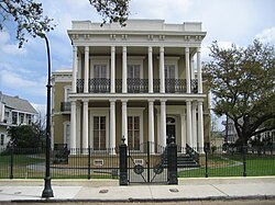 The Dufour-Baldwin House at 1707 Esplanade Avenue. It was completed in 1859.