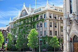 Johnston Hall, the oldest academic building at Marquette