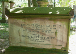 Tomb of J.F. Gmelin and his wife