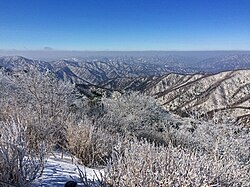 A snowscape of Odaesan National Park