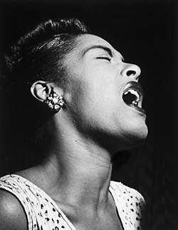 Billie Holiday, here depicted in February 1947, recorded this song on January 6, 1938, with Teddy Wilson & His Orchestra.