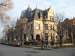 Former United States Soccer Federation headquarters building, known as the Soccer House, 1801 South Prairie Avenue in Chicago