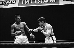 Ali fighting Mildenberger in 1966
