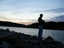 Fishing at Merrill Creek Reservoir