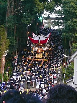 A Shinto festival in Miki, Hyogo