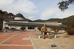 The museum of Ureuk in Goryeong, Gyeongssangbuk-do where it demonstrates the development of music in Gaya and Silla.