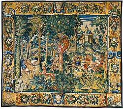 Tapestry with a hunting scene, late 16th century