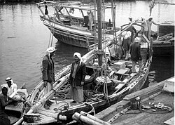 Kuwait harbour in 1961