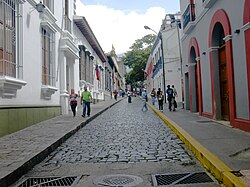 The historic center of Caracas