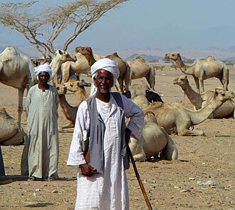 Beja nomads from Northeast Africa