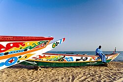 Fishing boats in Dakar