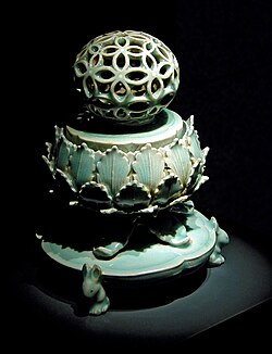 Celadon Openwork Incense Burner
