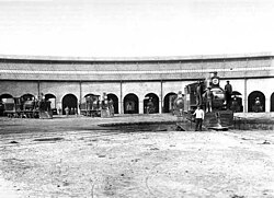 Locomotives shed, 1911.
