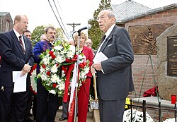 The Committee of Hungarian Churches and Organizations of New Brunswick commemorating the anniversary of the Hungarian Revolution of 1956
