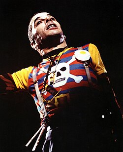 Ian Dury. Former member of Kilburn and the High Roads.