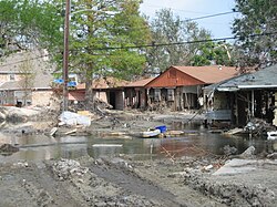 The corner of Wilton Drive and Warrington Drive, November 2005