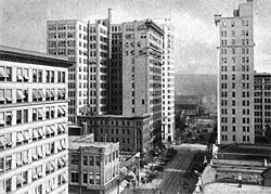 The developing skyline of Birmingham, 1915