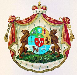 Coat of arms of the princes Youssoupoff