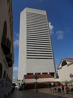 The Stephen P. Clark Government Center, the headquarters of the Miami-Dade government
